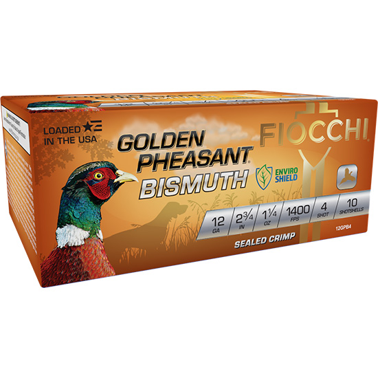 FIO GOLDEN PHEASANT 12GA BISMUTH 2.75